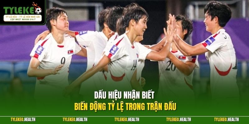 Dấu hiệu nhận biết biến động tỷ lệ trong trận đấu